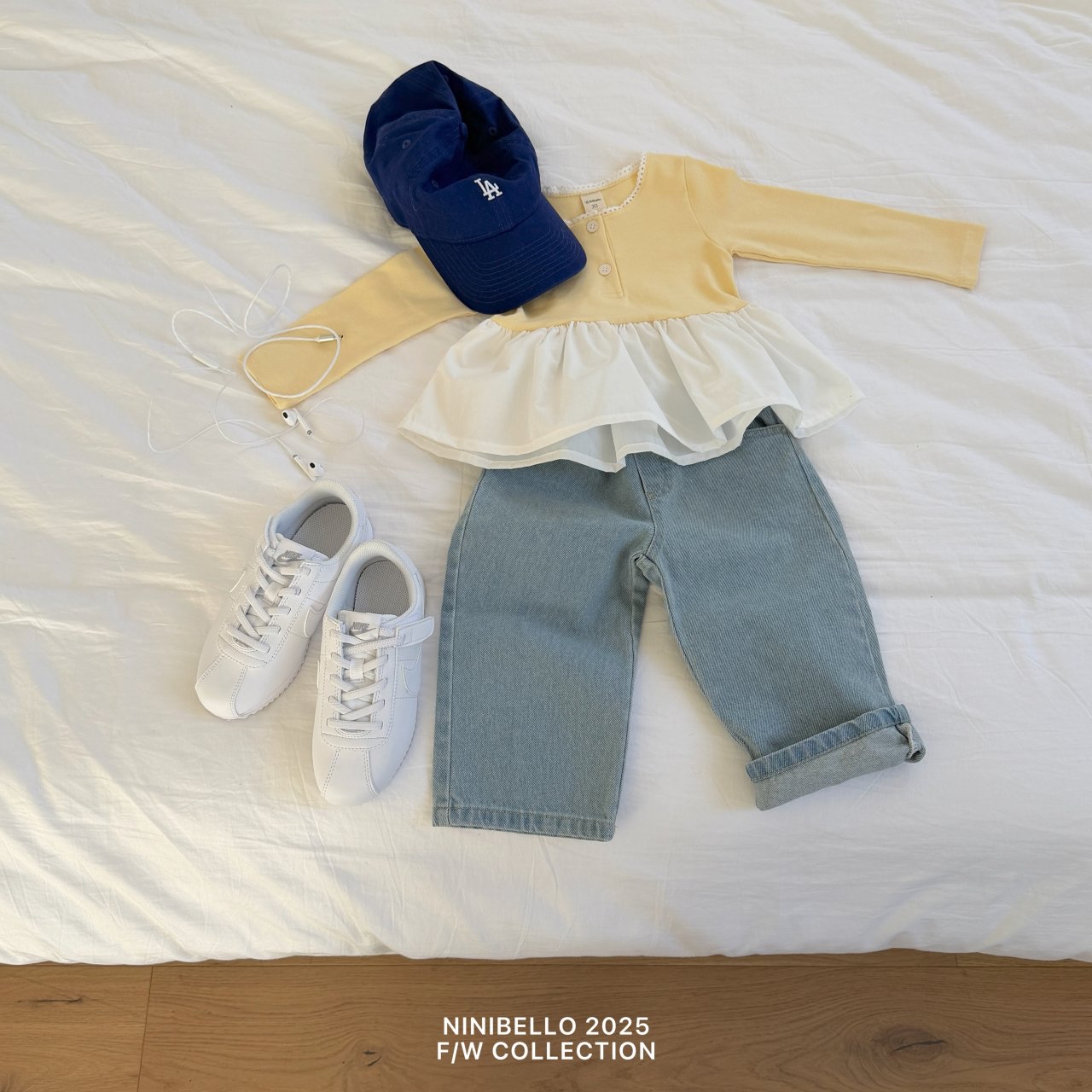 Ninibello | 春季薄Tee (Red/Yellow M100-110)