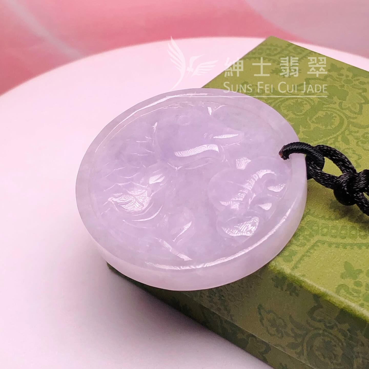 紫蘿蘭年年有餘掛件