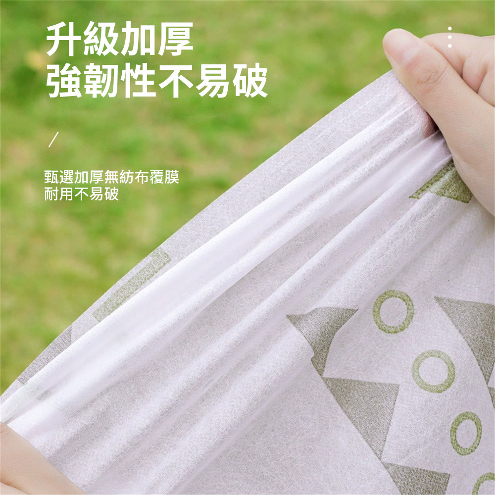 一次性野餐墊 戶外防潮墊 沙灘墊子 草坪 野營地墊 200*200cm送4枚地釘 [平行進口]  HK2708