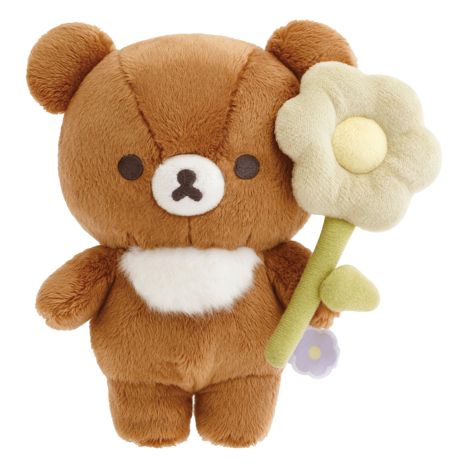 鬆弛熊 - 花朵系列公仔 (小啡熊款)