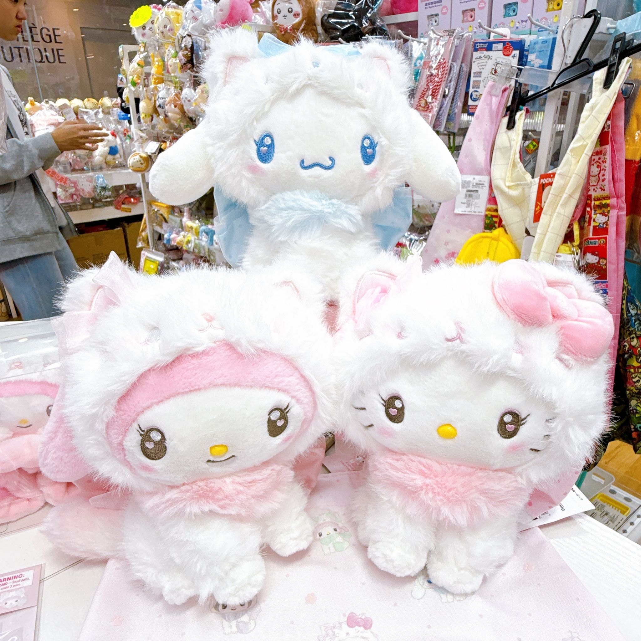 日本直送sanrio 貓咪系列公仔