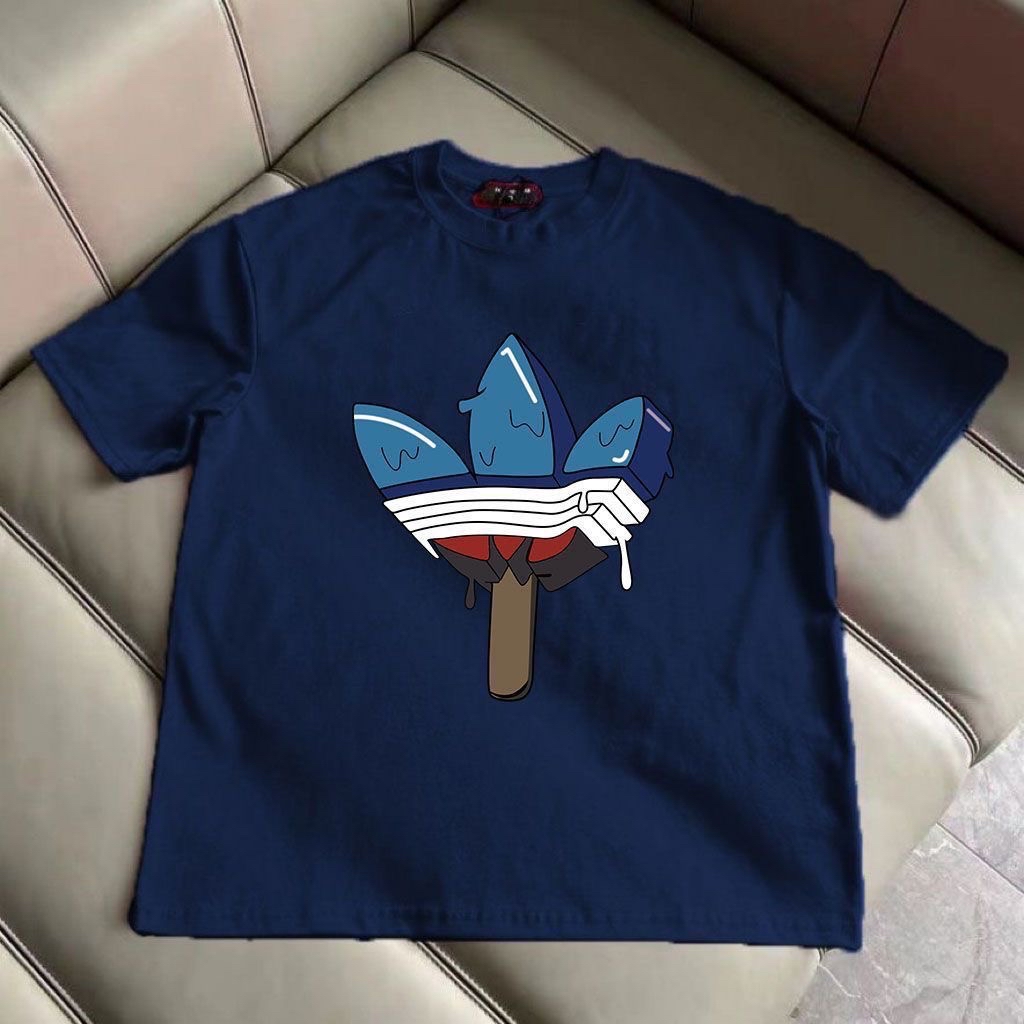 日系大小童3色logo tee 
