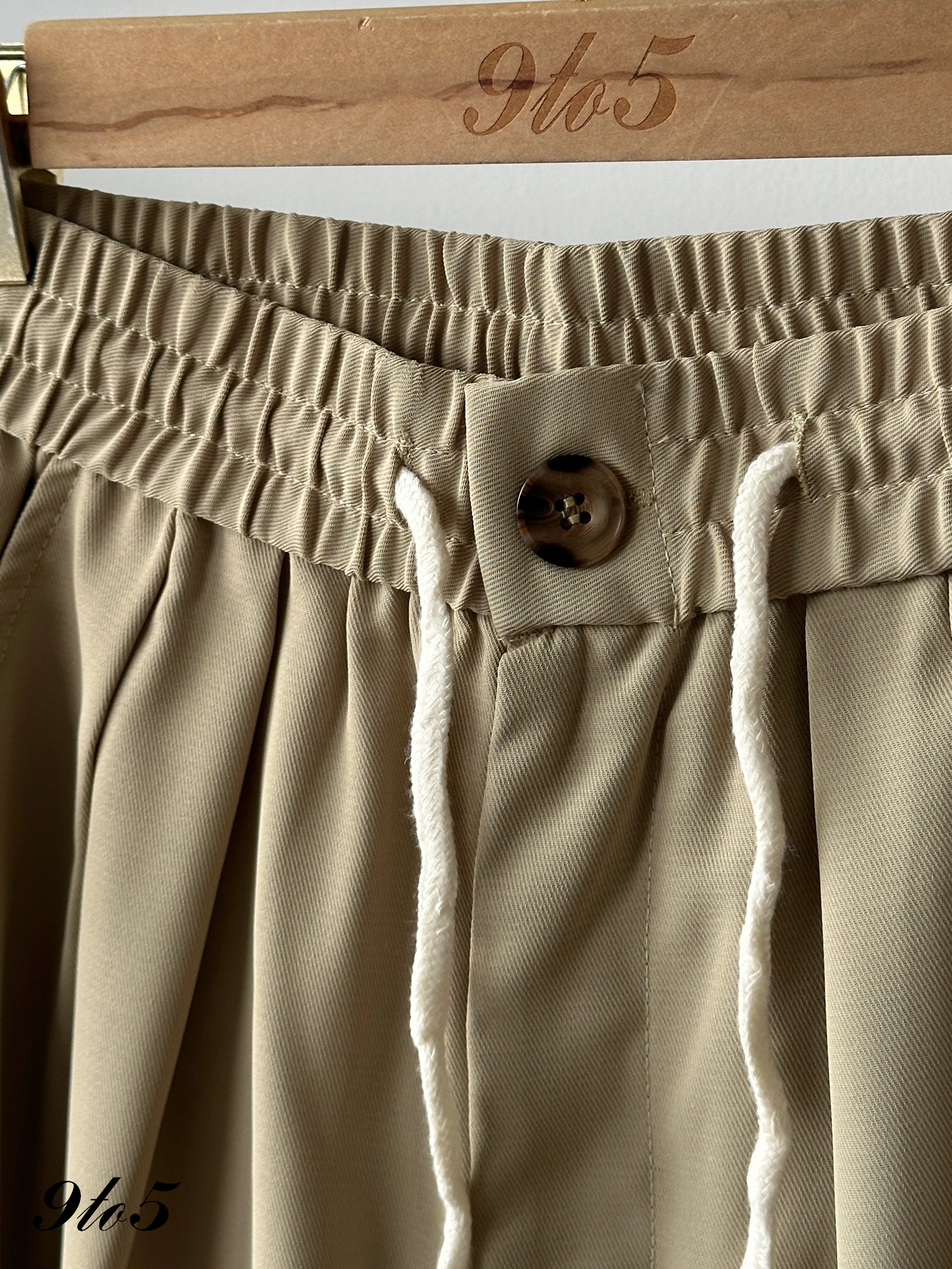 S1915 Drawstring Straight Pants - 4 Colors 