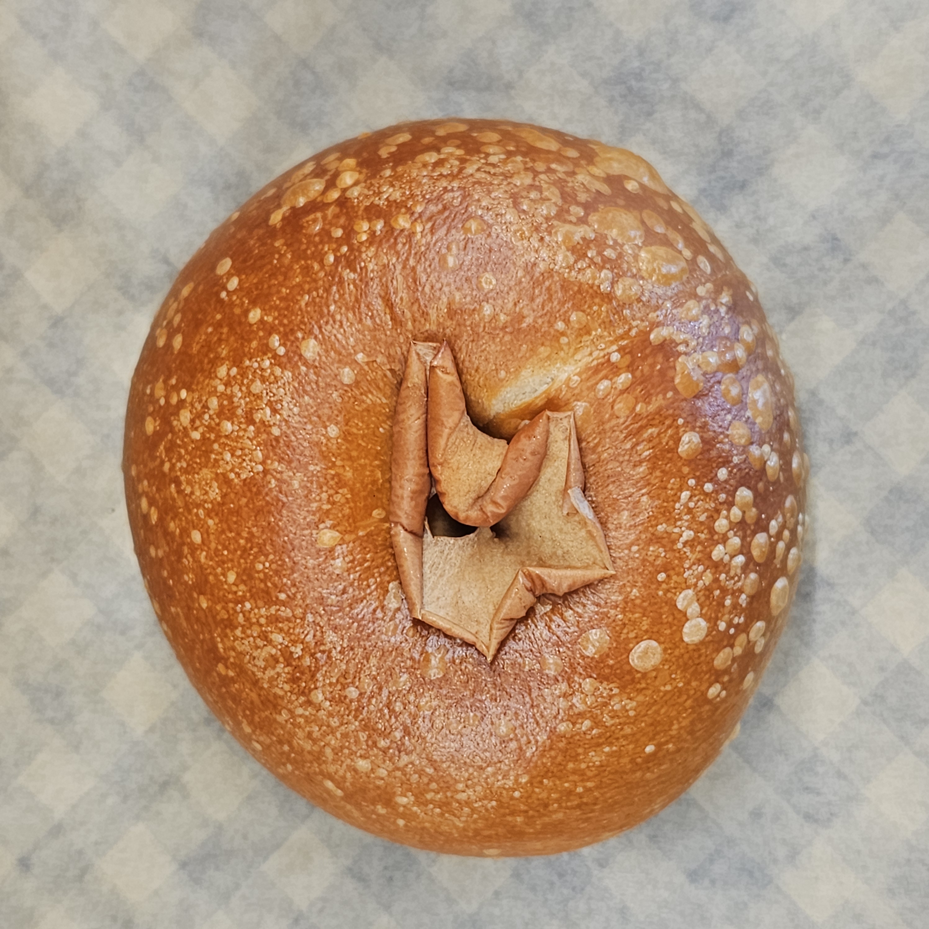 阿嫲｜蘋果乳酪BAGEL｜清甜微酸 滑韌交融