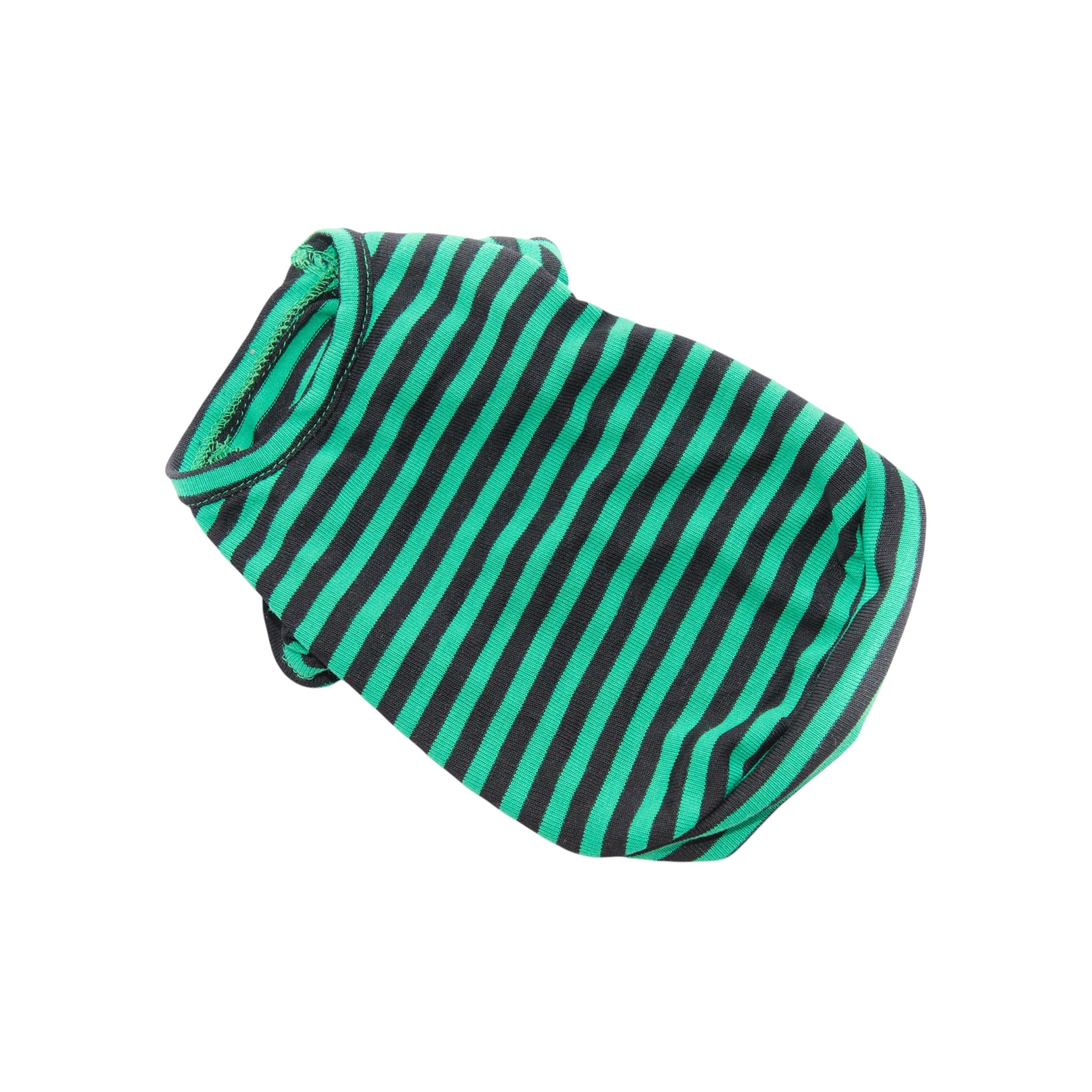 S585GN 條子有袖TEE(綠色) TEE with striped sleeves (green)