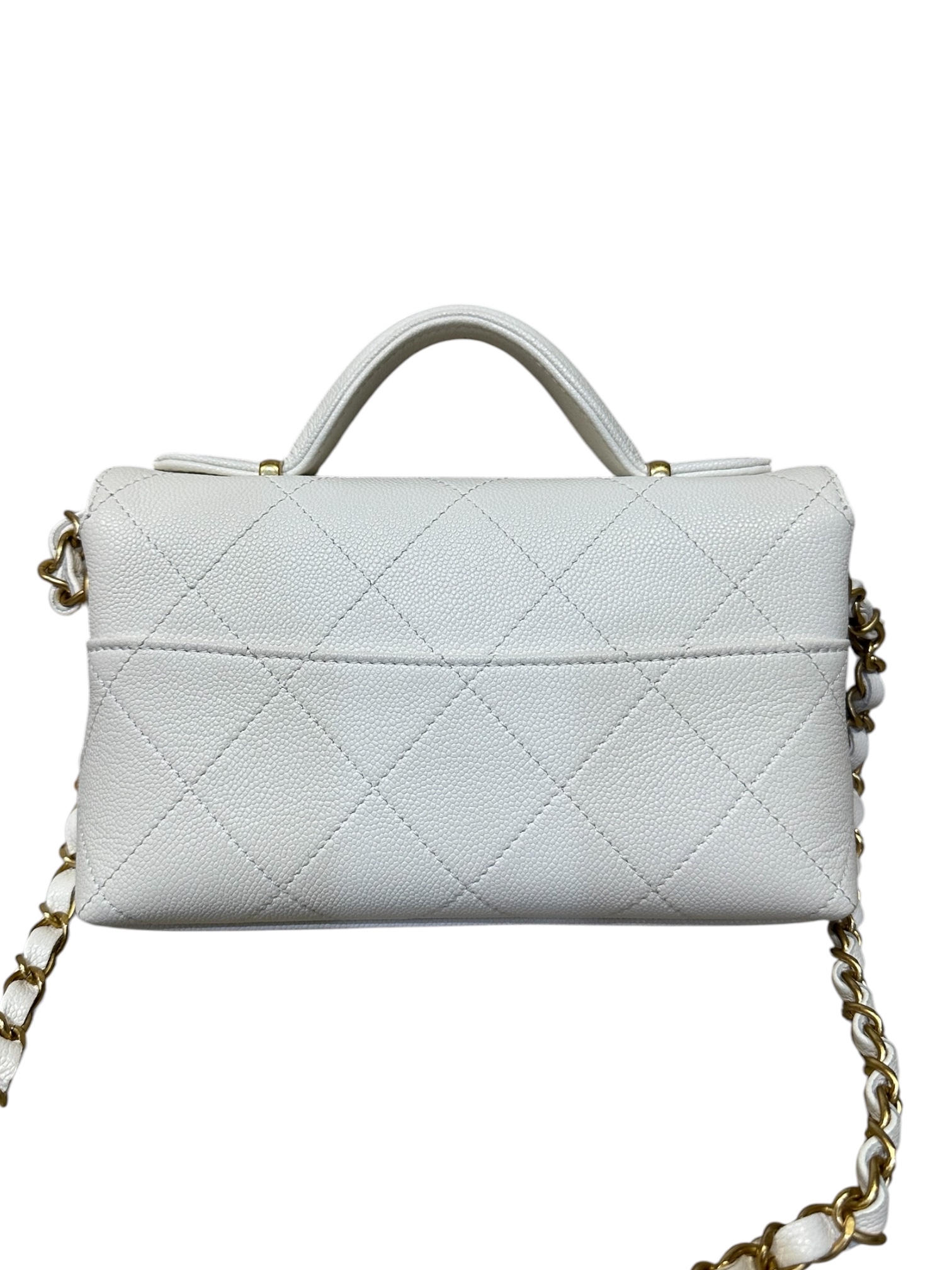 Pre-Owned CHANEL Top Handle Bag 