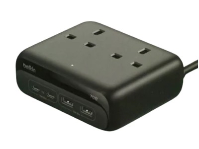 Belkin Charging Station 70W 1.5米 6 合 1 充電器 (黑色) #SRZ001my1.5M