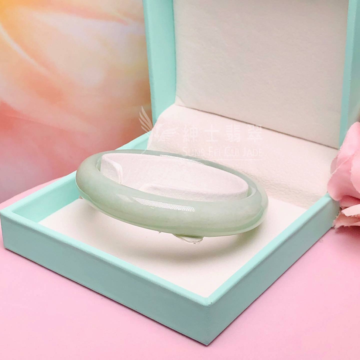 擺三橋晴水色福鐲53.7mm