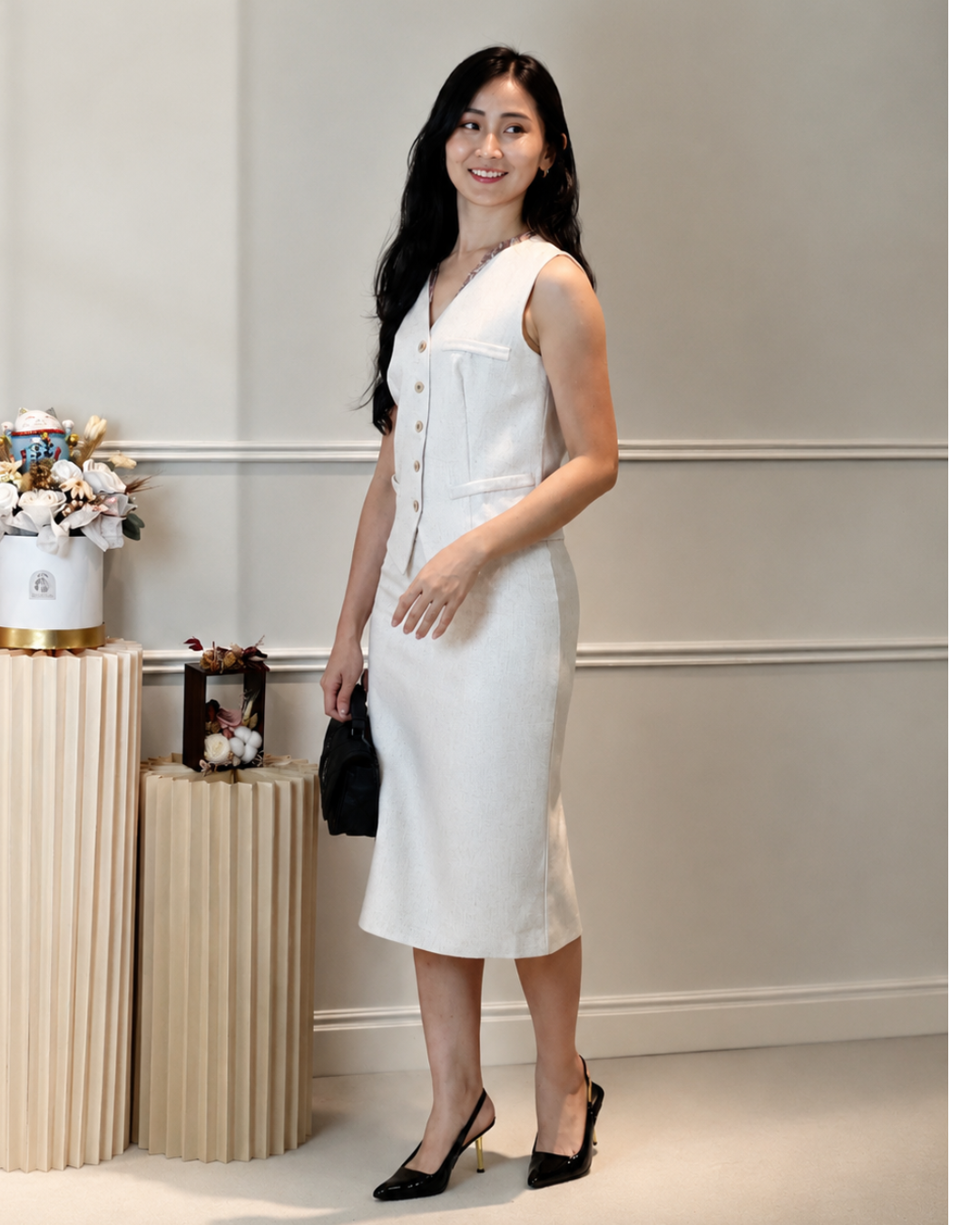 5115  Patricia Chloe Luxe Vest Set Wear 
