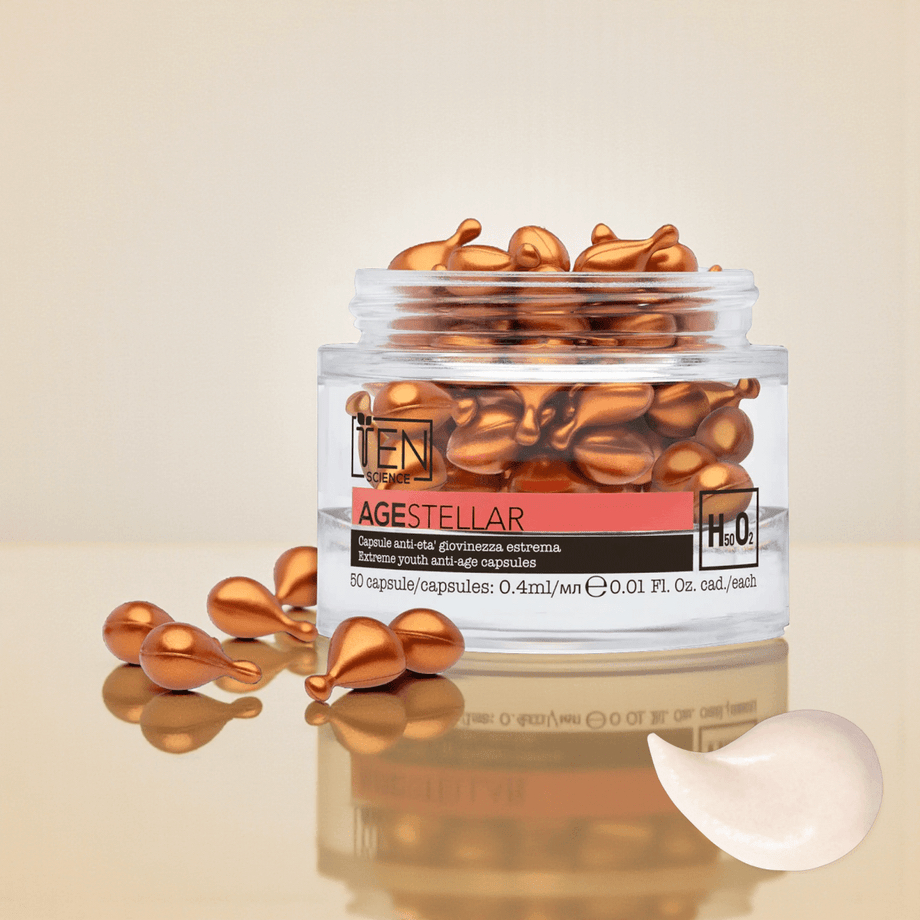 意大利 意大利TEN SCIENCE AGE STELLAR極致青春祛皺滑膚精華膠囊(50粒/盒)小金彈