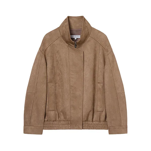 [OLIVE DES OLIVE] Suede Blouson Jumper (3種)