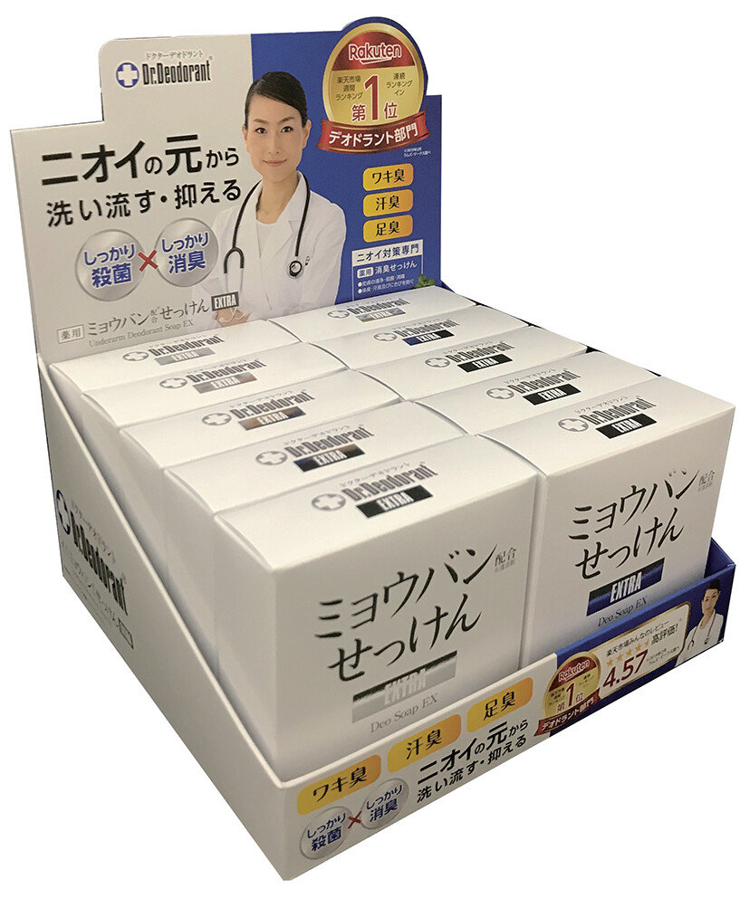 Dr.Deodorant (藥用明礬) 肥皂 Soap EX < 日本製 >