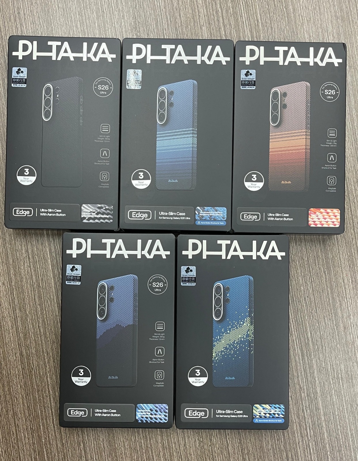 PITAKA Edge Case for Samsung S26 Ultra MagSafe 航太纖維超薄及輕巧