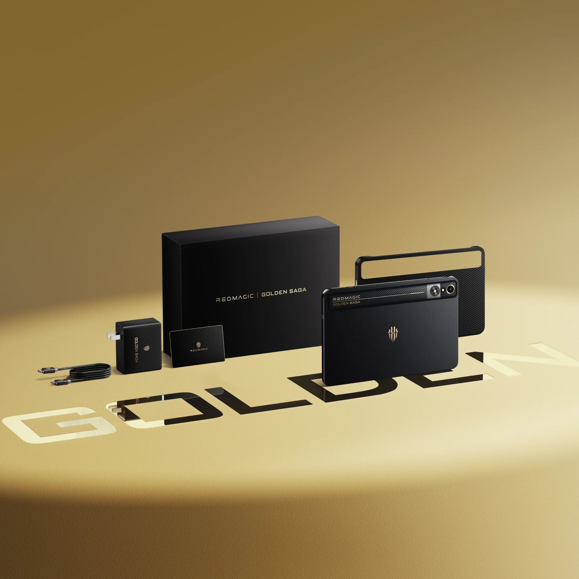 Nubia REDMAGIC Astra Golden Saga | 24GB/1TB 9.06吋 165Hz OLED 8200mAh 渦輪風扇 背部燈效 WiFi6 IP54 電競平板 限量版 國際版 Gaming Tablet Global Version