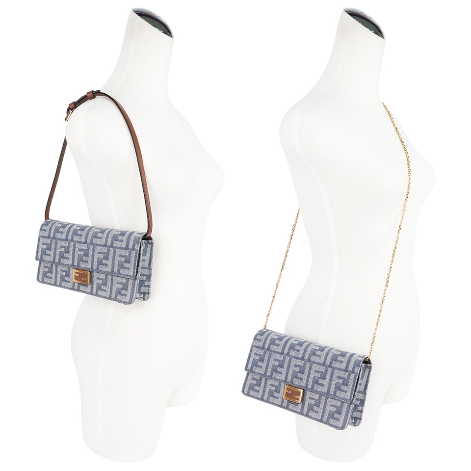 限時優惠‼️訂貨🍒FENDI Wallet On Chain Baguette 兩用款  Size 21x11.5x5cm