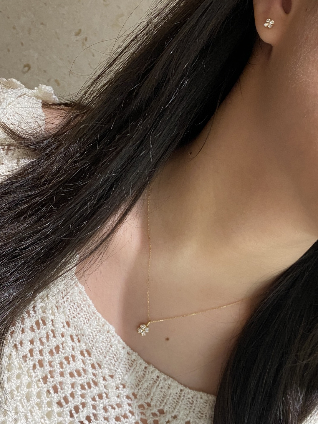 18K Diamond Necklace 