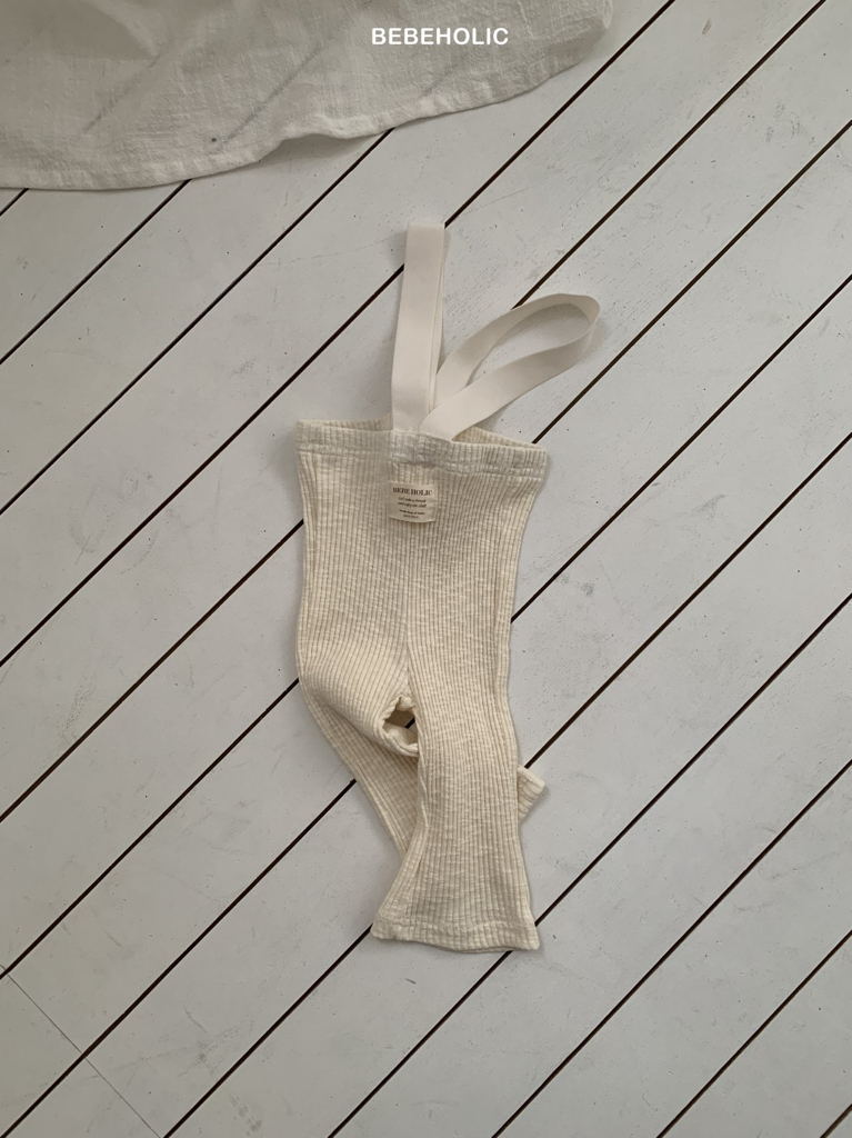 🌸預訂 韓國直送🌸🇰🇷BEBEHOLIC三色標籤羅紋吊帶褲