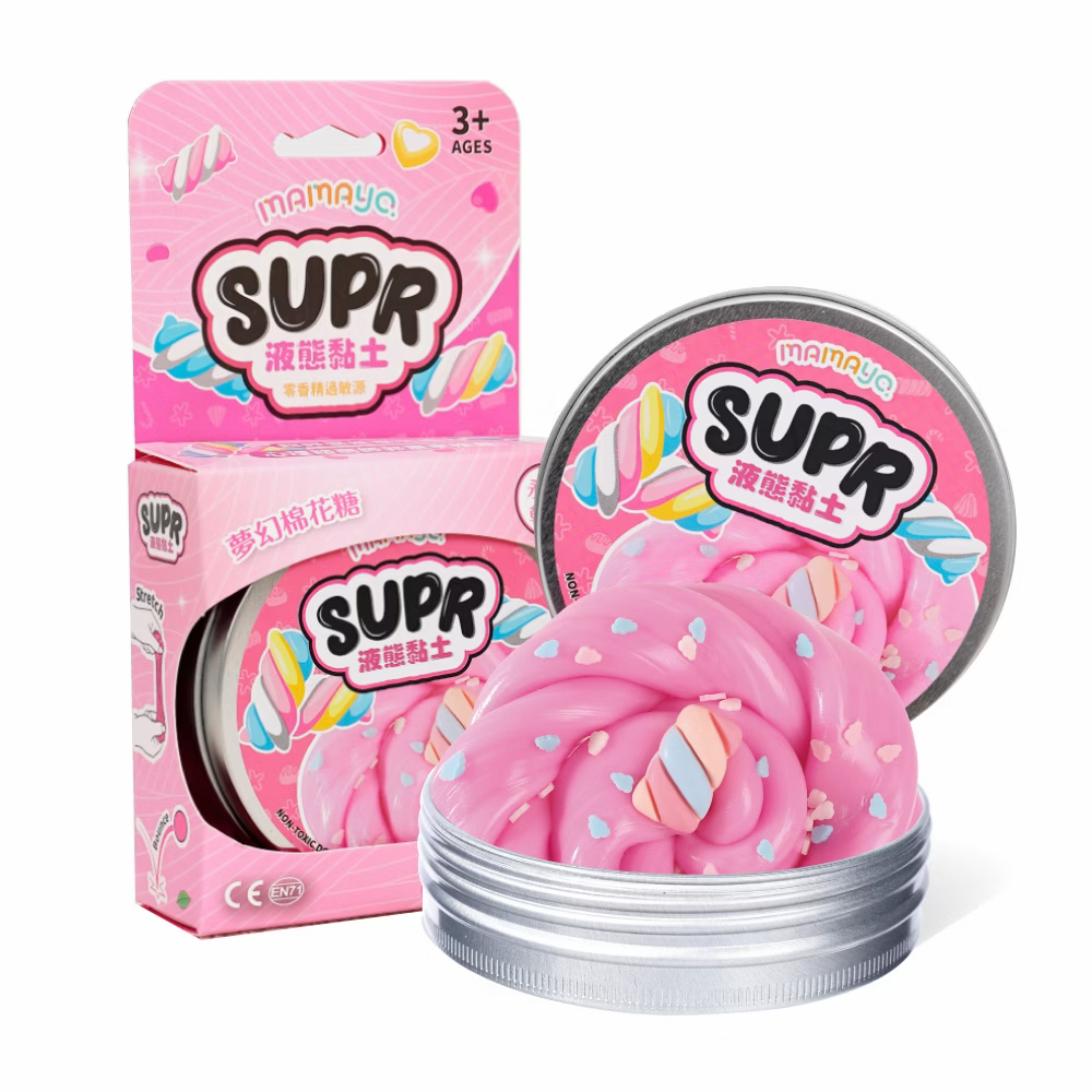 Mamayo液態黏土-夢幻棉花糖(鐵盒款)