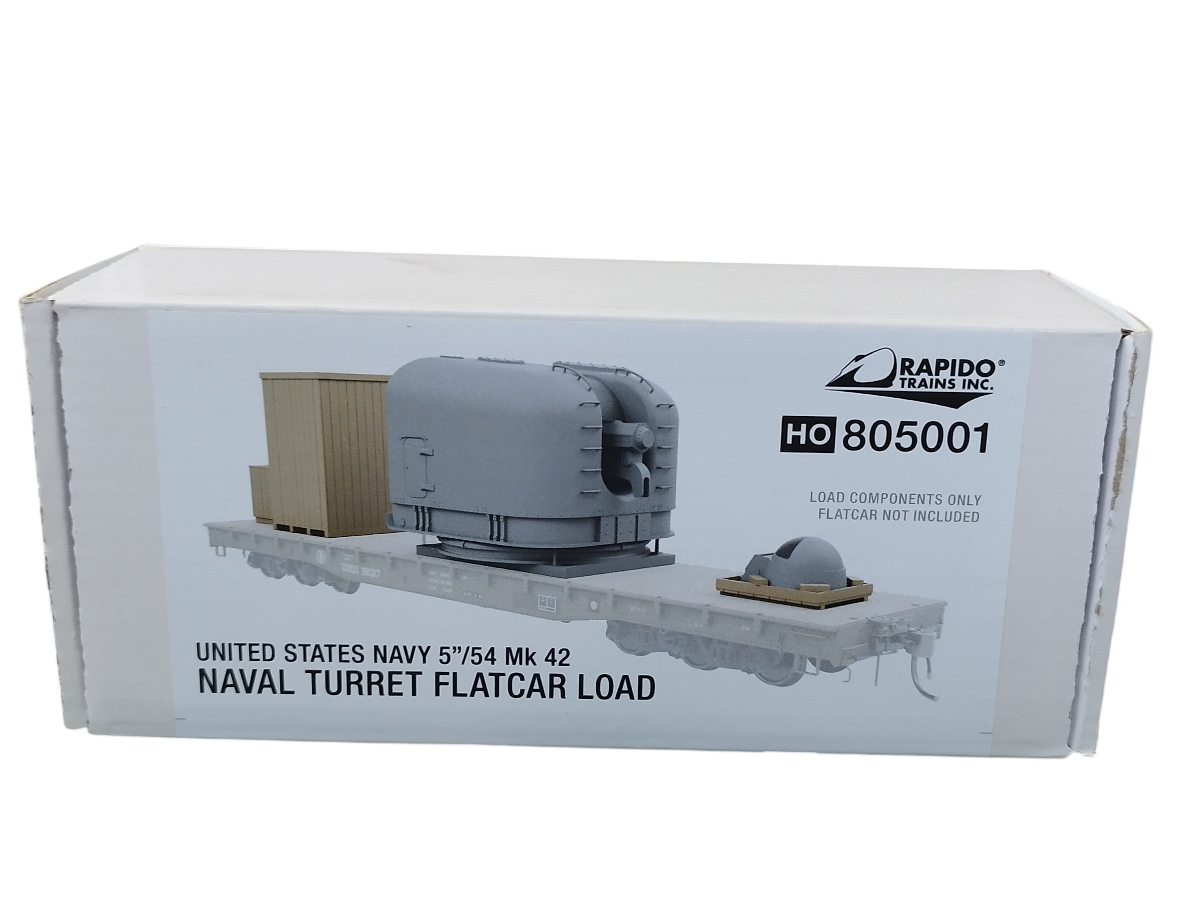 Rapido US Army HO MK-42 5 Inch Naval Turret Grey