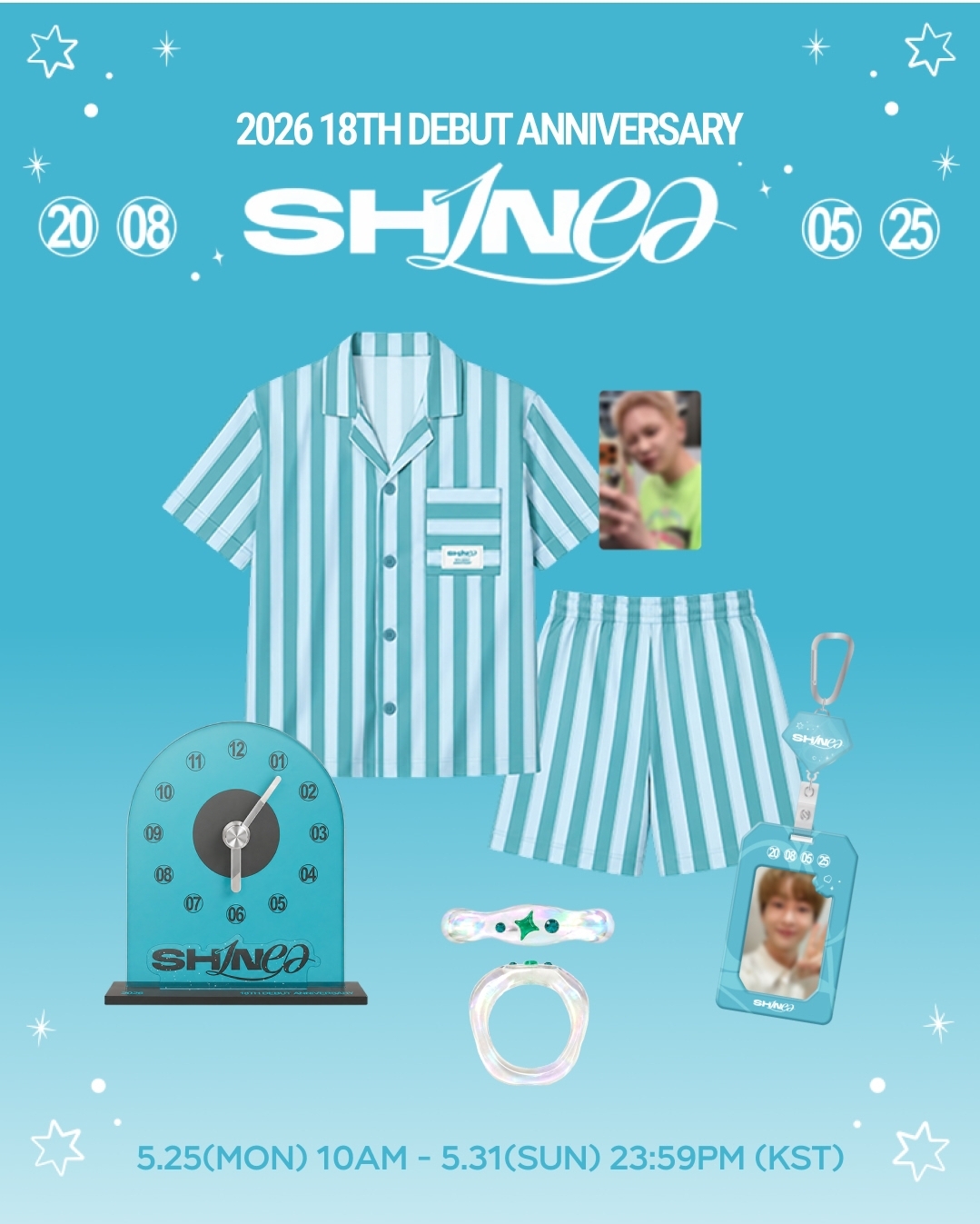 SHINee - SHINee 18th Debut Anniversary MD 18週年官方周邊 