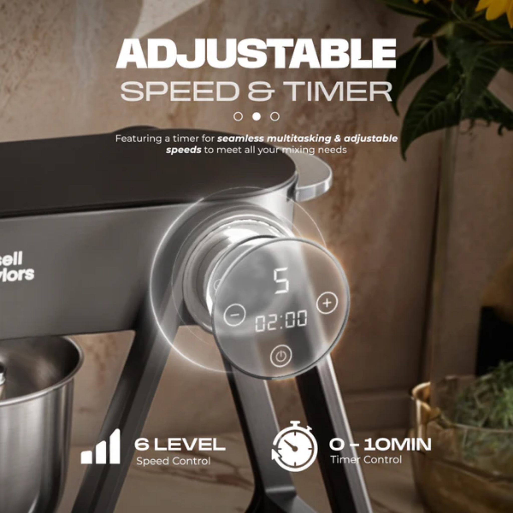 Russell Taylors 5L Professional Stand Mixer (S4)