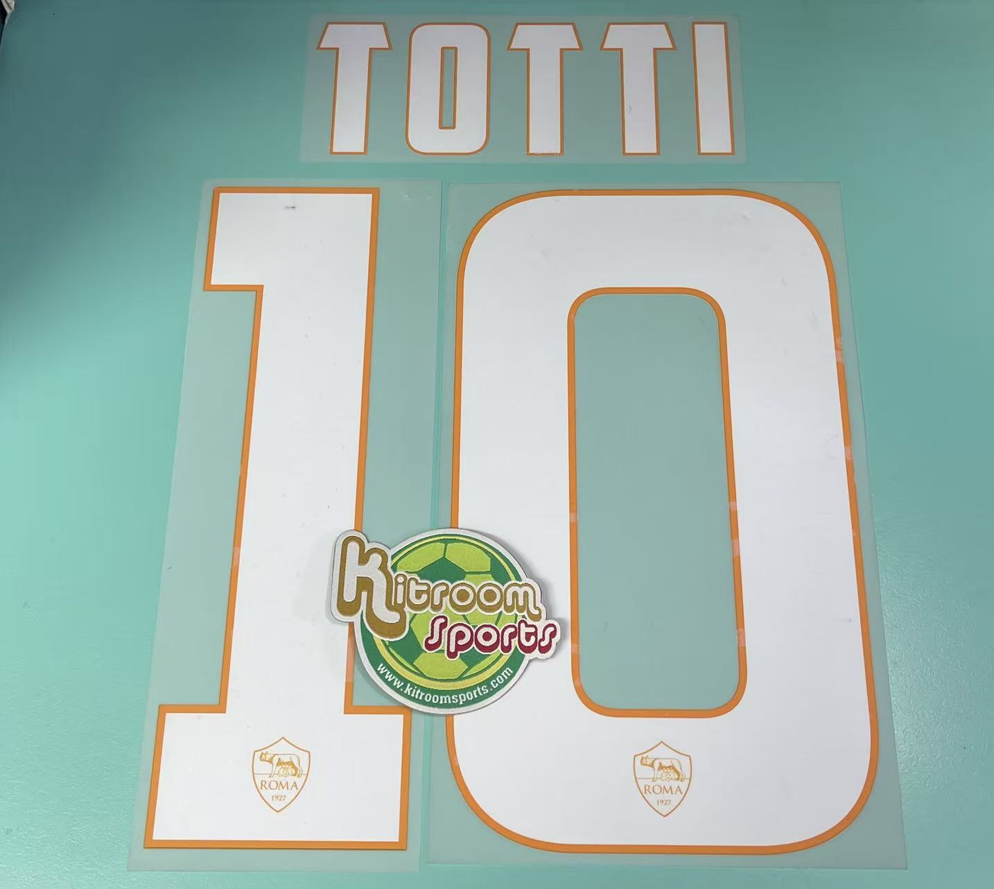 2014-15 Roma Home Nameset #10 TOTTI