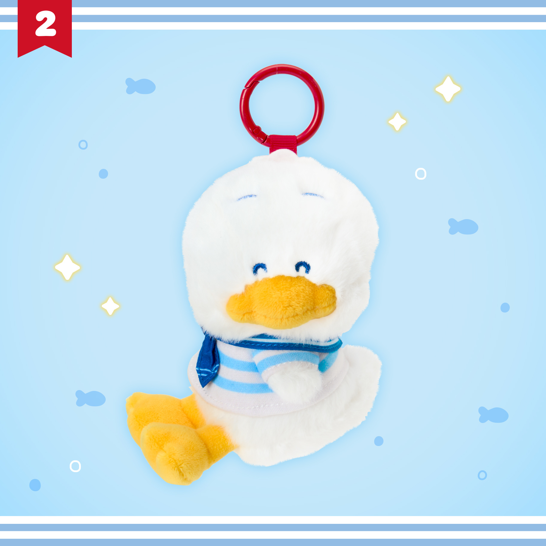  🎀【預訂】Sanrio Ahirunopekkle Summer Look 公仔掛飾