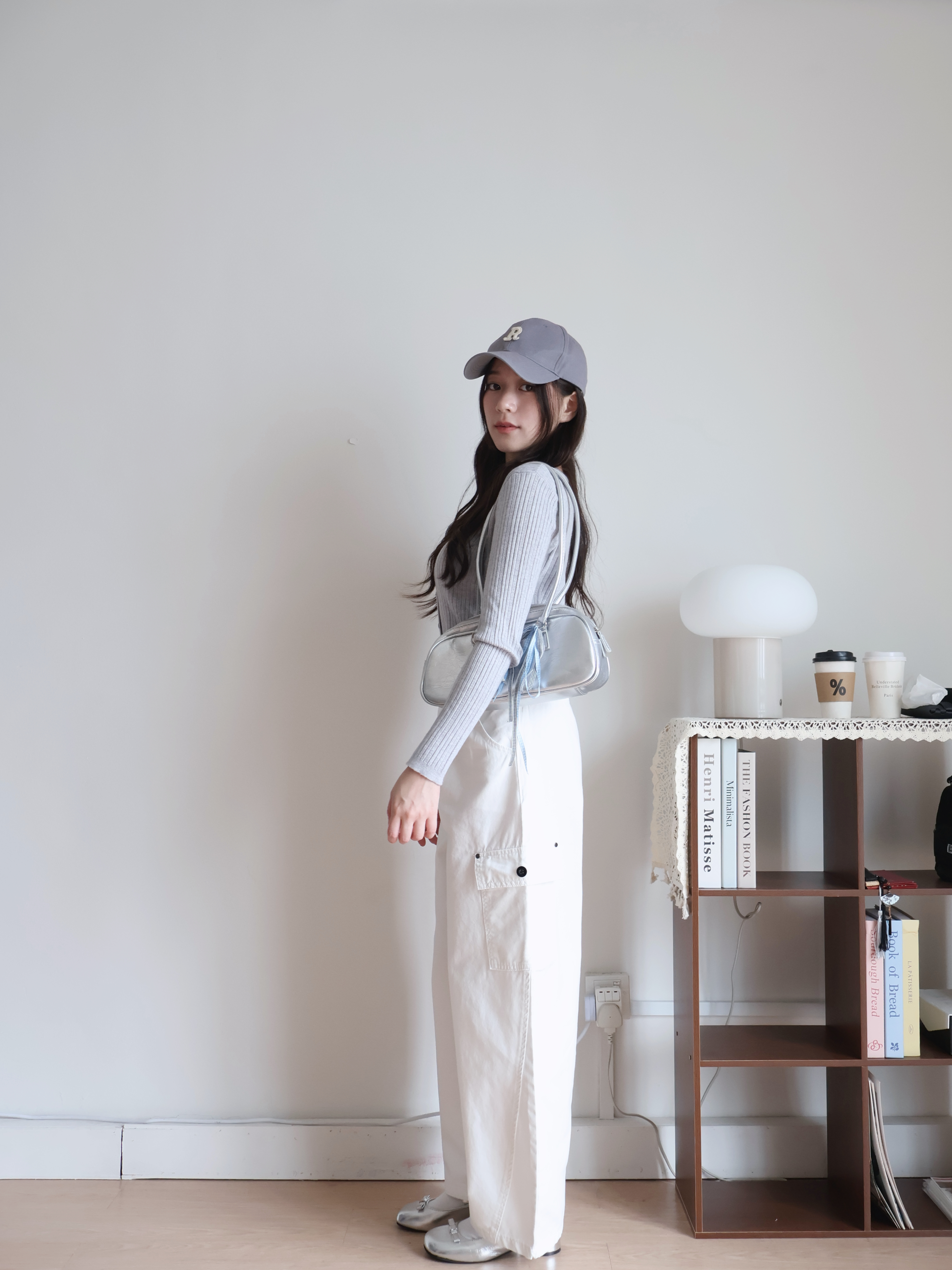 Heidi Barrel Jeans | White