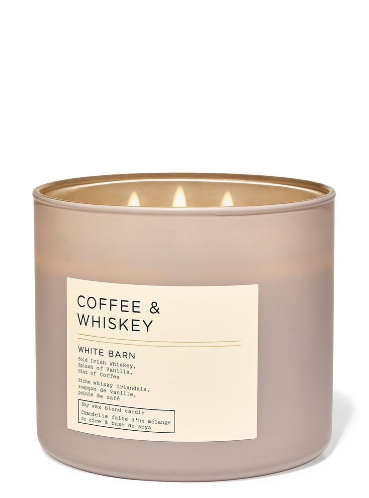 Coffee and Whiskey 3-Wick Candle