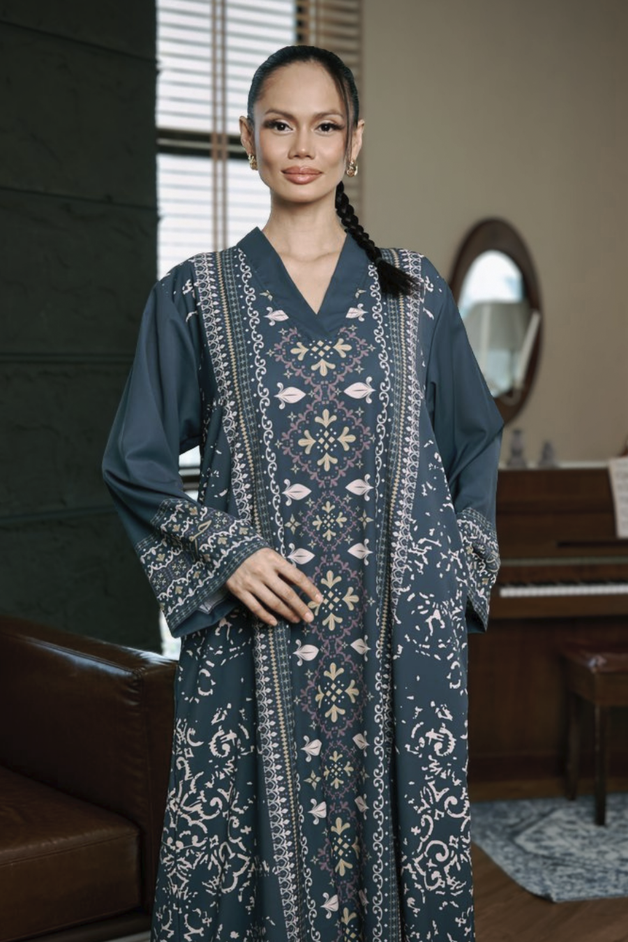 THALIA in Teal Green