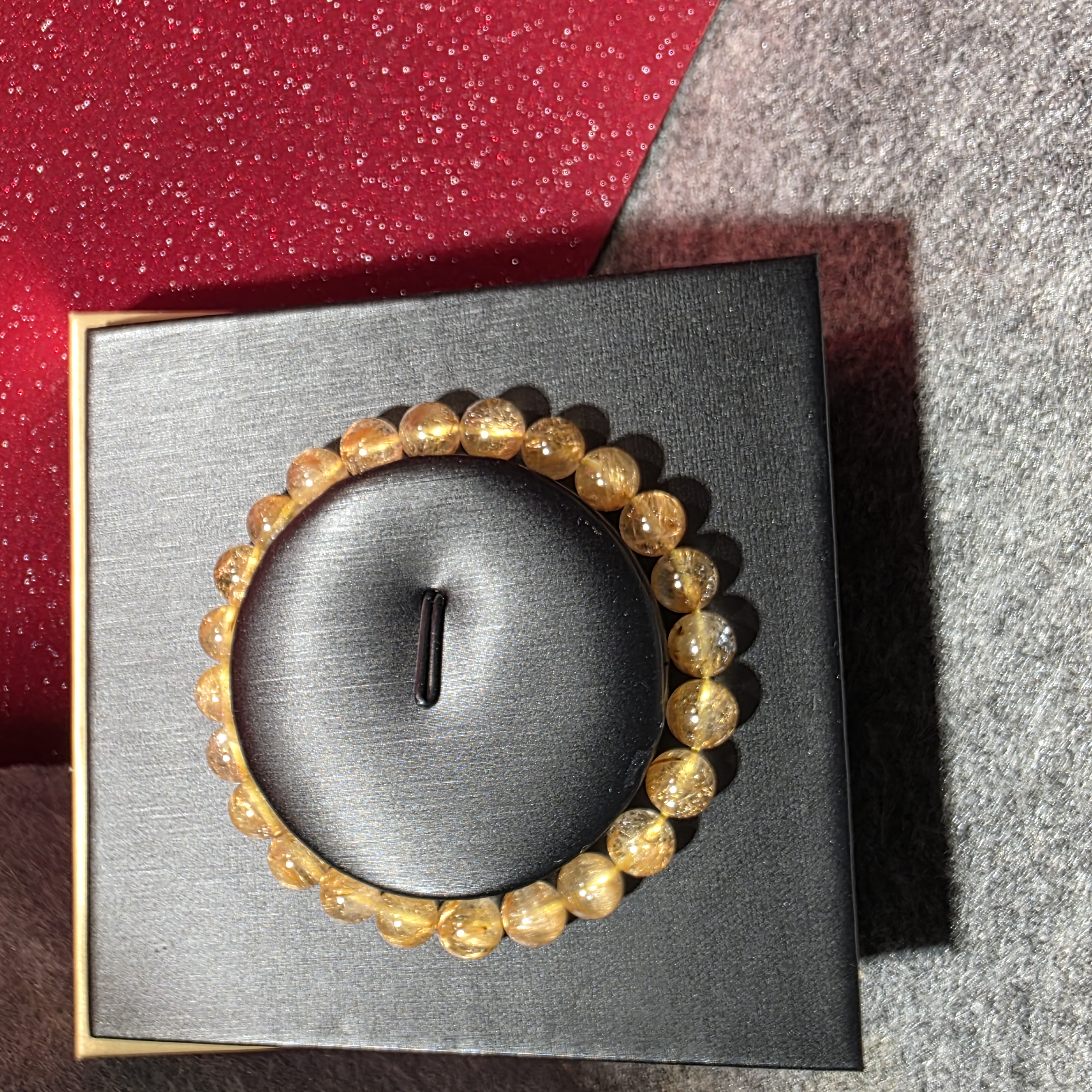 維納斯金髮晶手串(Venus Gold Rutilated Quartz)