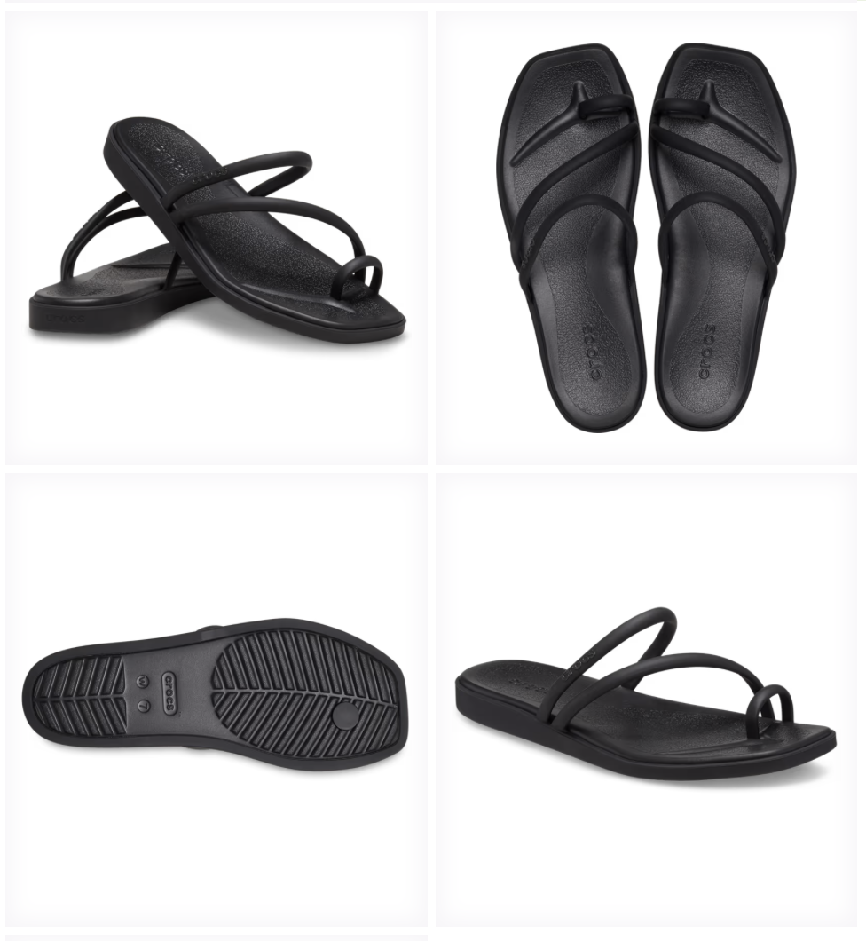 【暴走神鞋】Crocs Women's Miami Toe Loop Sandal - 舒適不磨腳、專利超輕厚底、雨季防水/逛街暴走神鞋