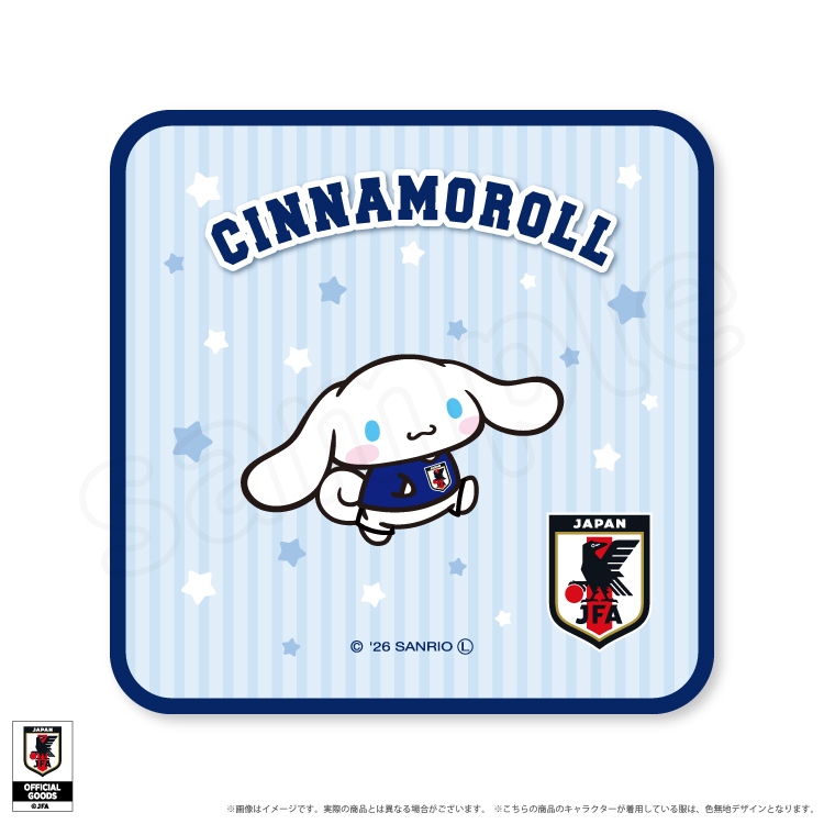 🌸 【預訂】Cinnamoroll Hand Towel- Sanrio x Japan National Football Team Ver. 2026