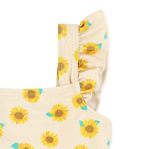 🇯🇵預訂 日本直送🇯🇵兩色花卉滿印荷葉邊分體泳衣