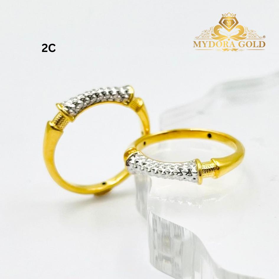 MYDORA Cincin Stylish Eternity Gold (5G) l EMAS 916/22K