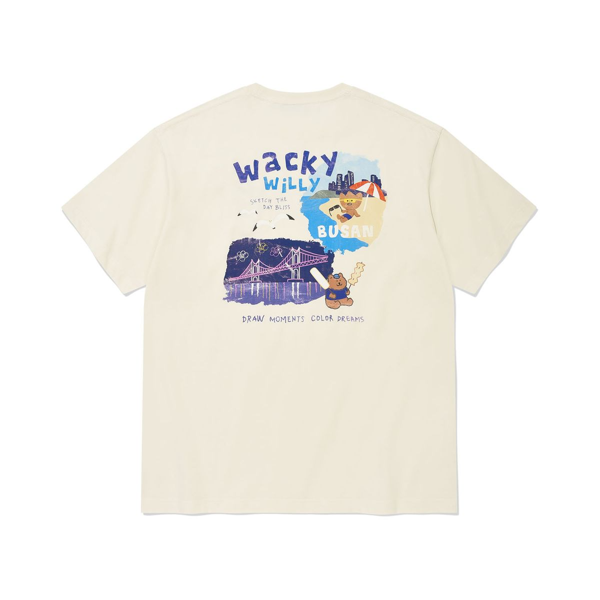 [Wacky Willy] Kiky Travel Series Busan T-Shirt (2色)
