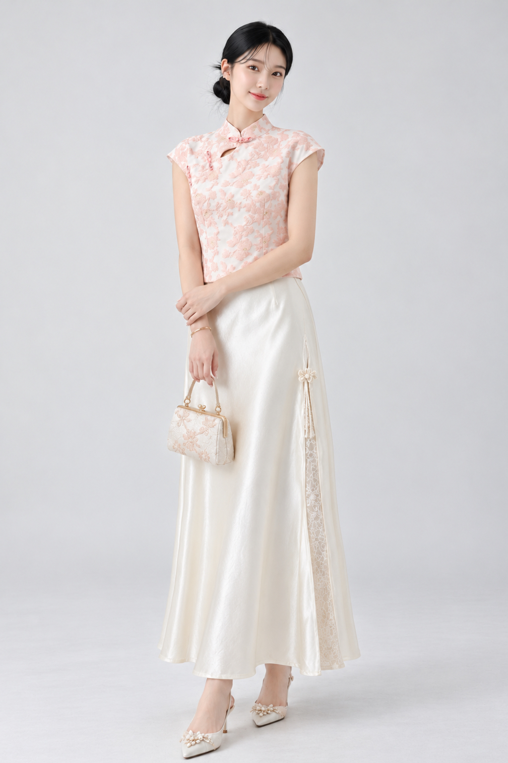 983 Luxe Satin Maxi Skirt