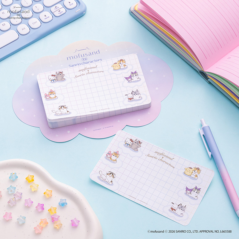 🎀【預訂】Sanrio x Mofusand memo pad