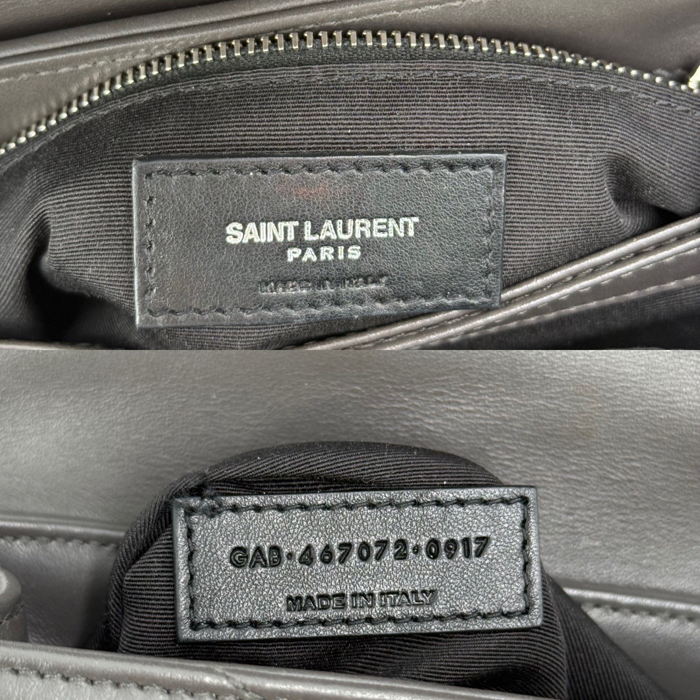 【預訂貨品】YSL 灰色豆腐包