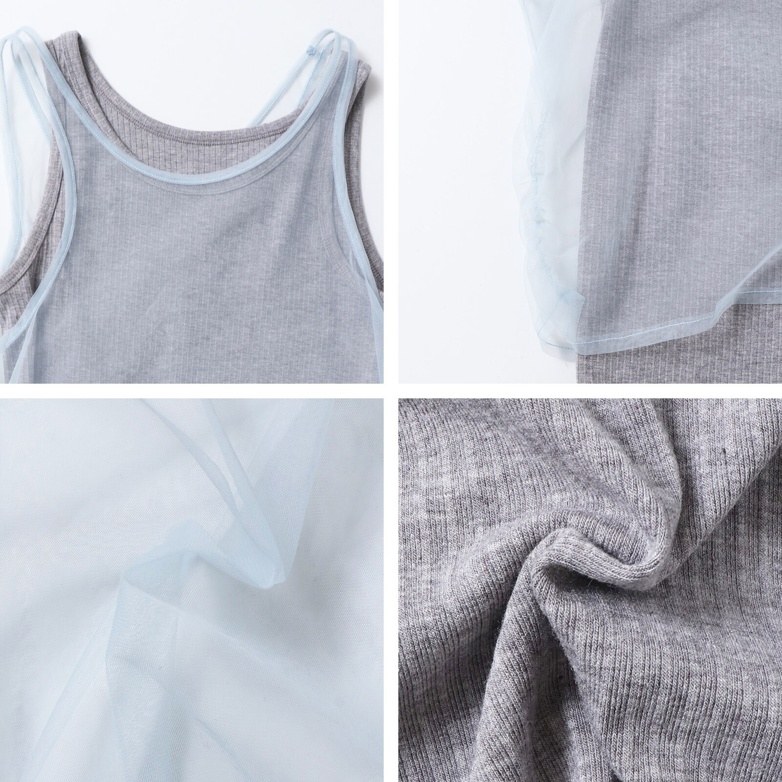 可拆式網紗背心【JT032】