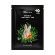 JMsolution Green Dear Rabbit Carrot Mask Pure 胡蘿蔔提取物面膜。