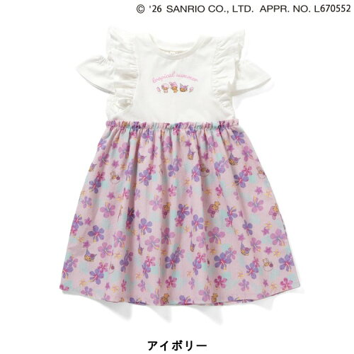 🆕【⭐訂購⭐】🌀 🇯🇵 日本直送 #Sanrio 荷葉邊袖 露肩連身裙［3款選］🌀 [ELDA-0176][260516]