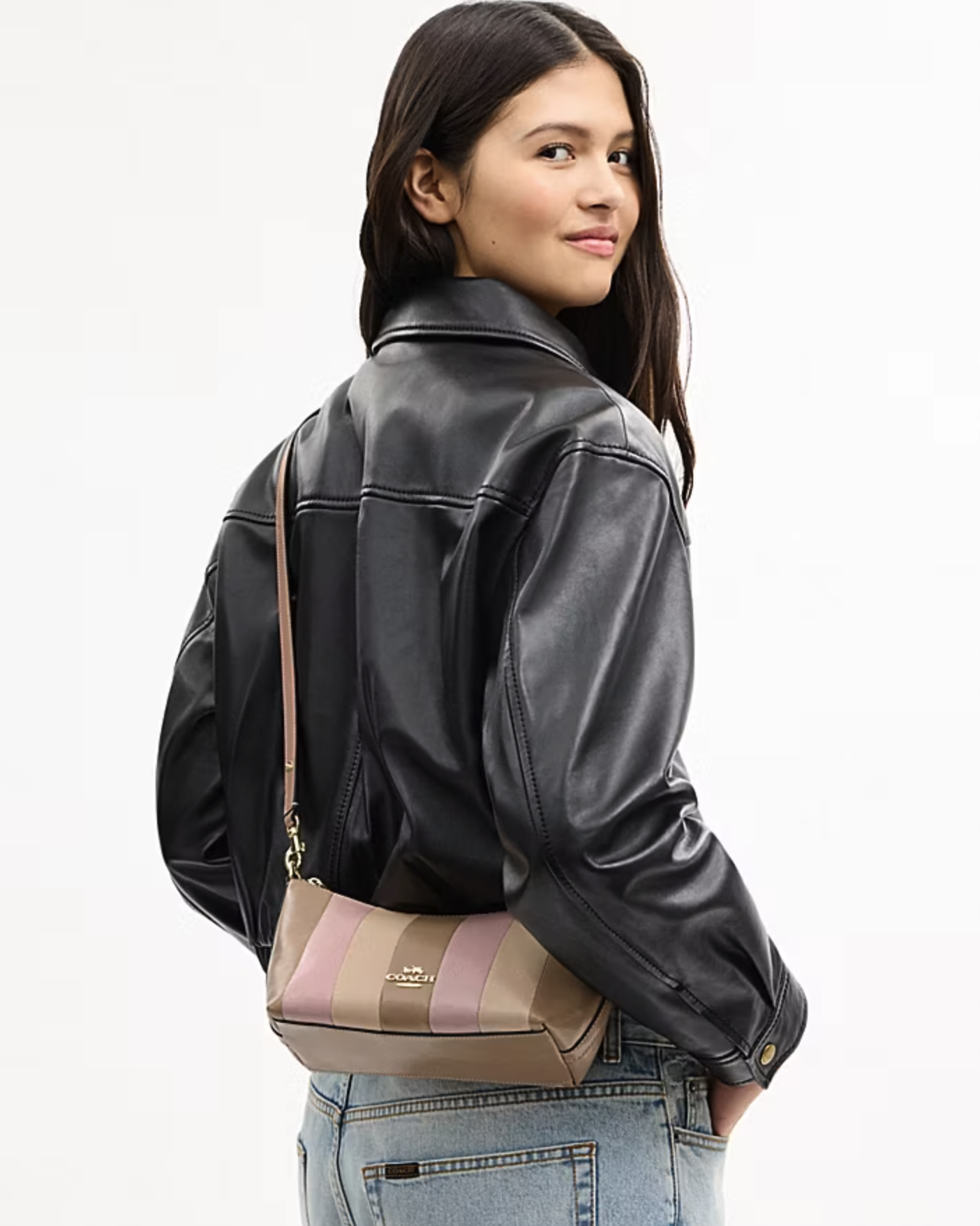 COACH Caitlin shoulder Bag with Quilting 