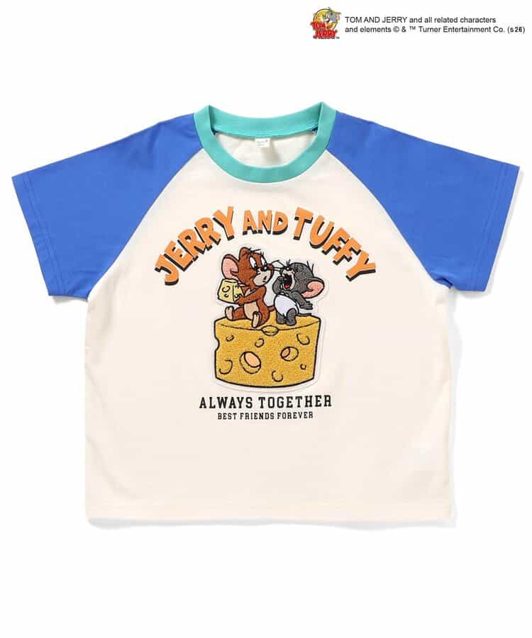 🇯🇵預訂 日本直送🇯🇵Apres les cours x Tom & Jerry系列四色人物刺繡貼花拼色短袖T恤