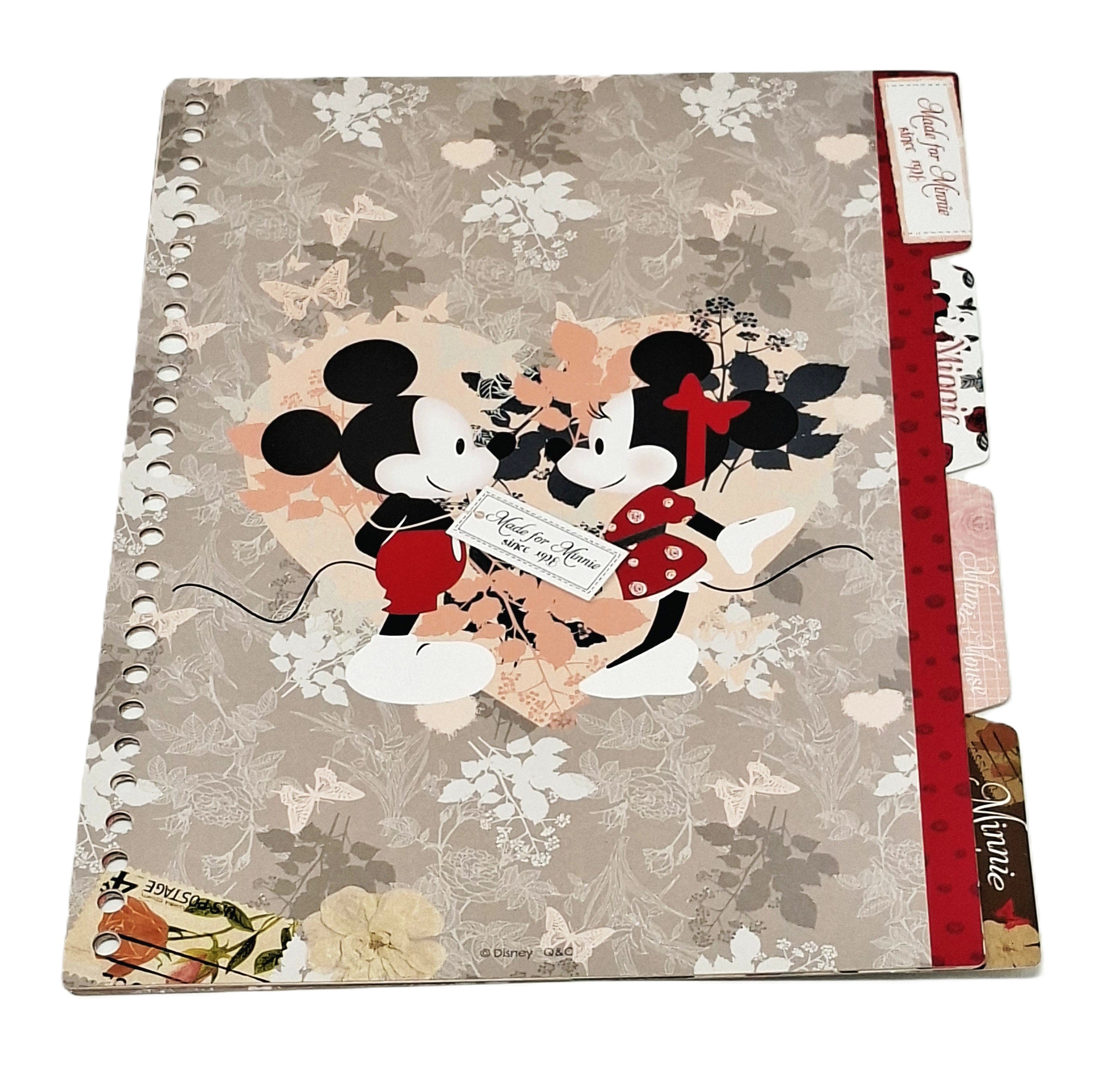 B5 4入 26孔隔頁板  Mickey And Minnie Mouse   (DPIE-B5-03)