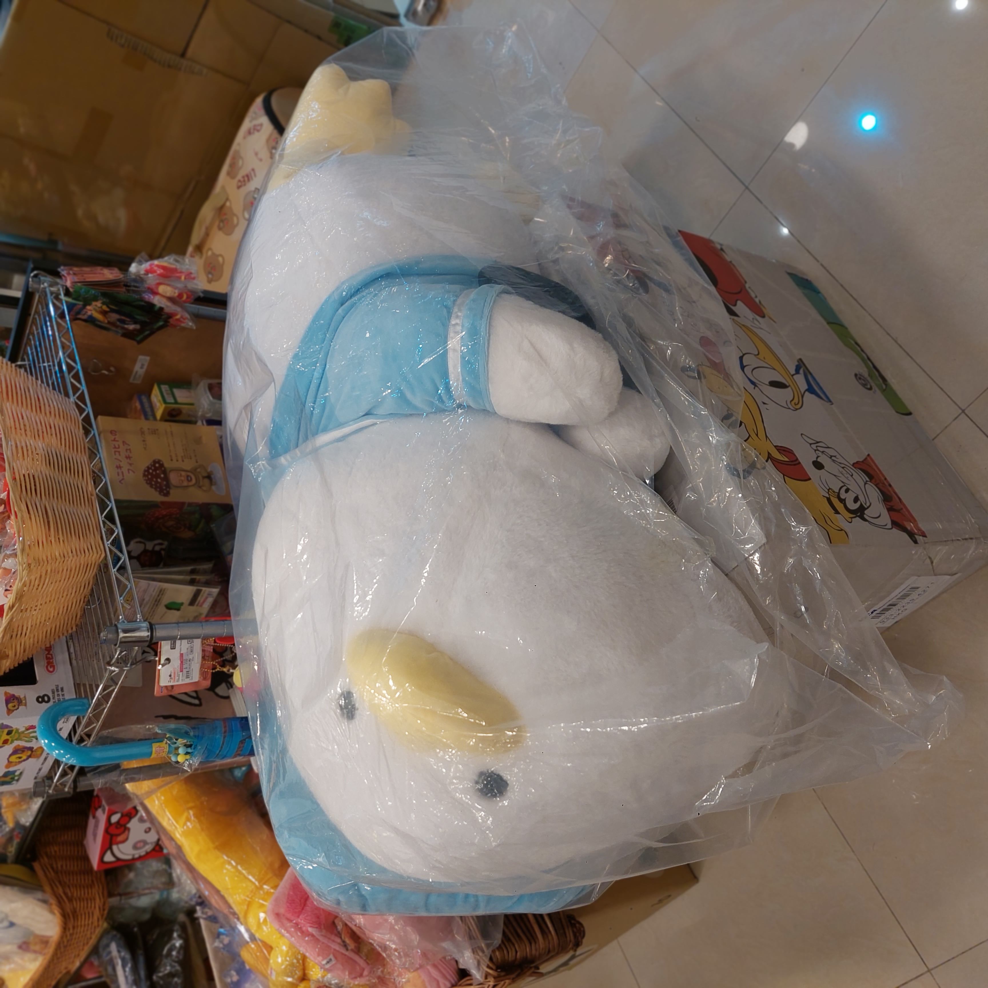 原裝日本 Disney Donald Birthday XXL 特大 Donald Duck 唐老鴨 大公仔  105cm