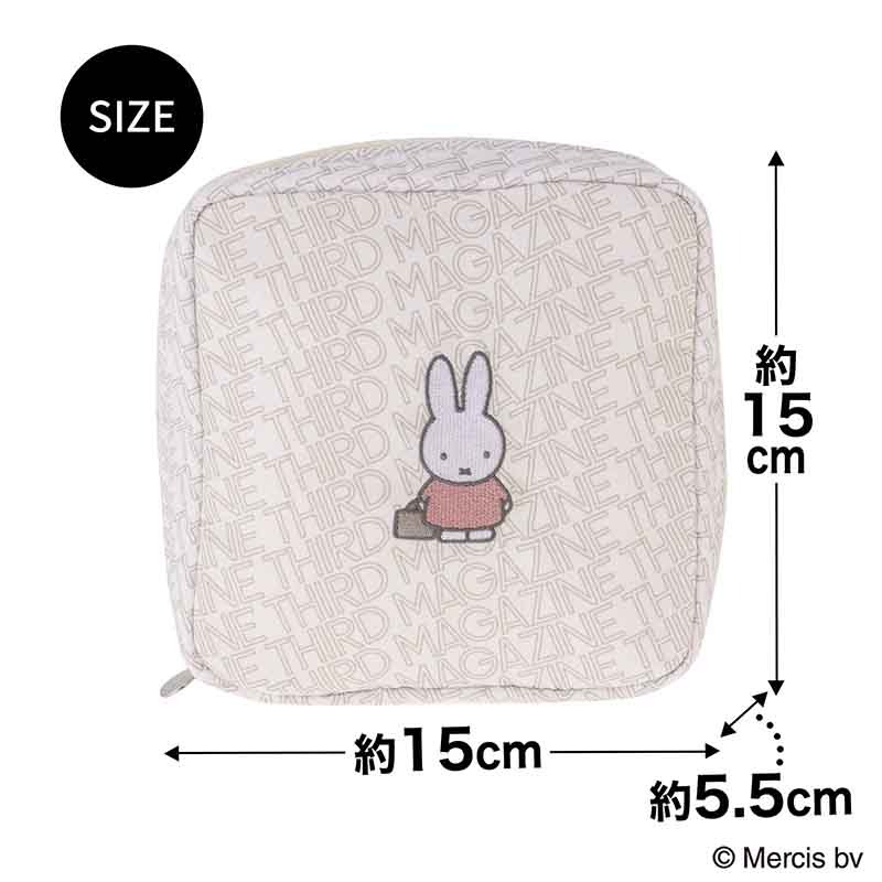 🎀【預訂】miffy 化妝袋 - GLOW 2026年10月特刊