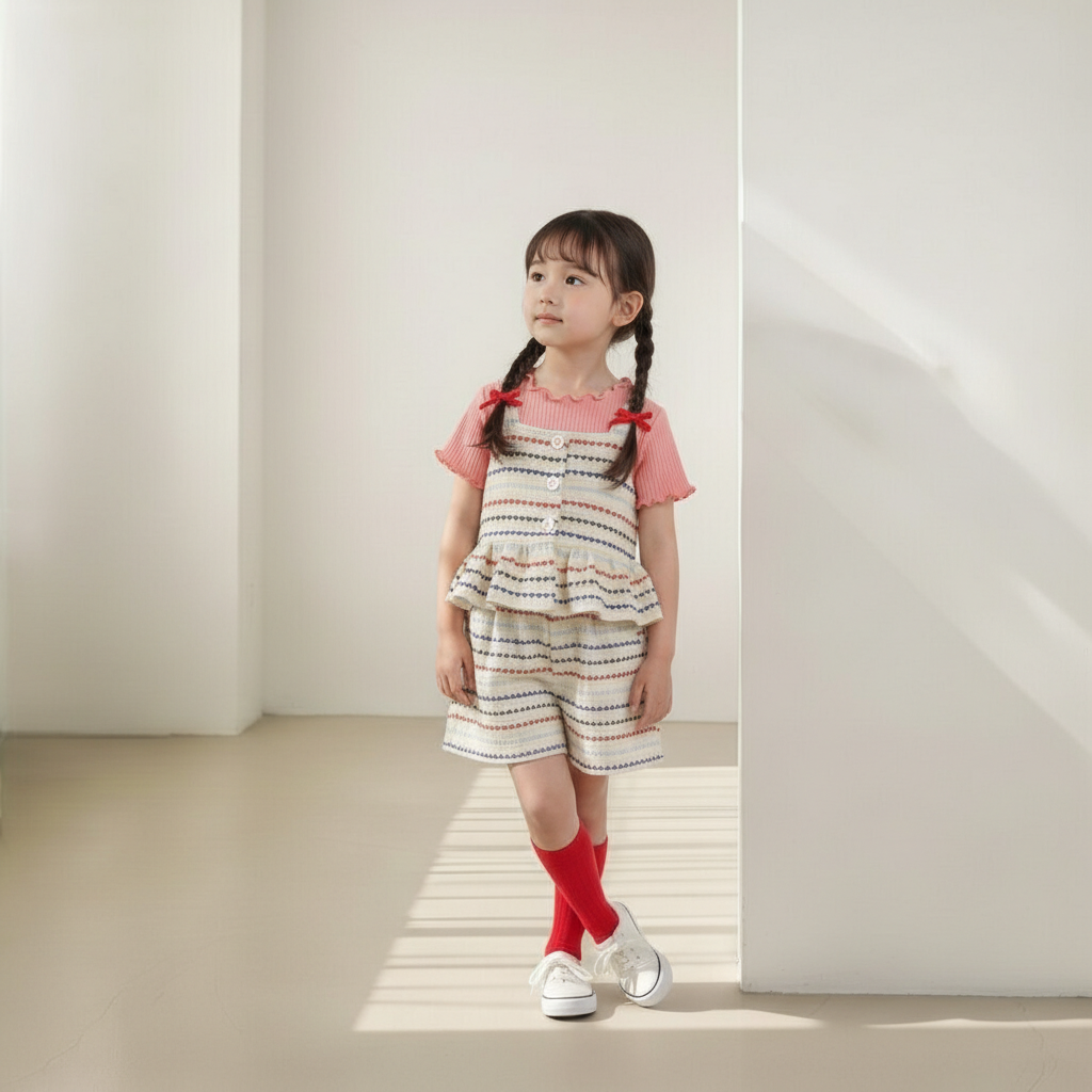 Ruffle Cardigan / Ruffle Vest / Ruffle Pants