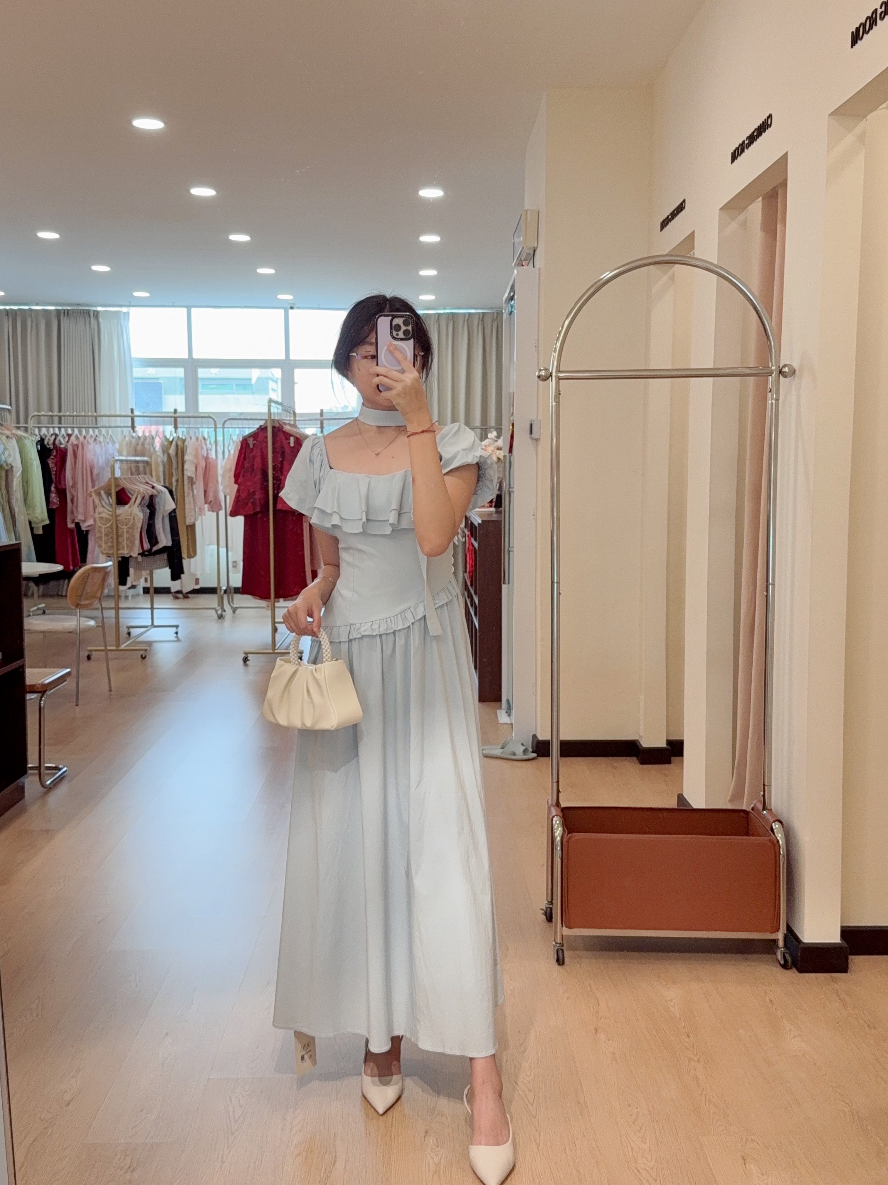 2808法式连身长裙