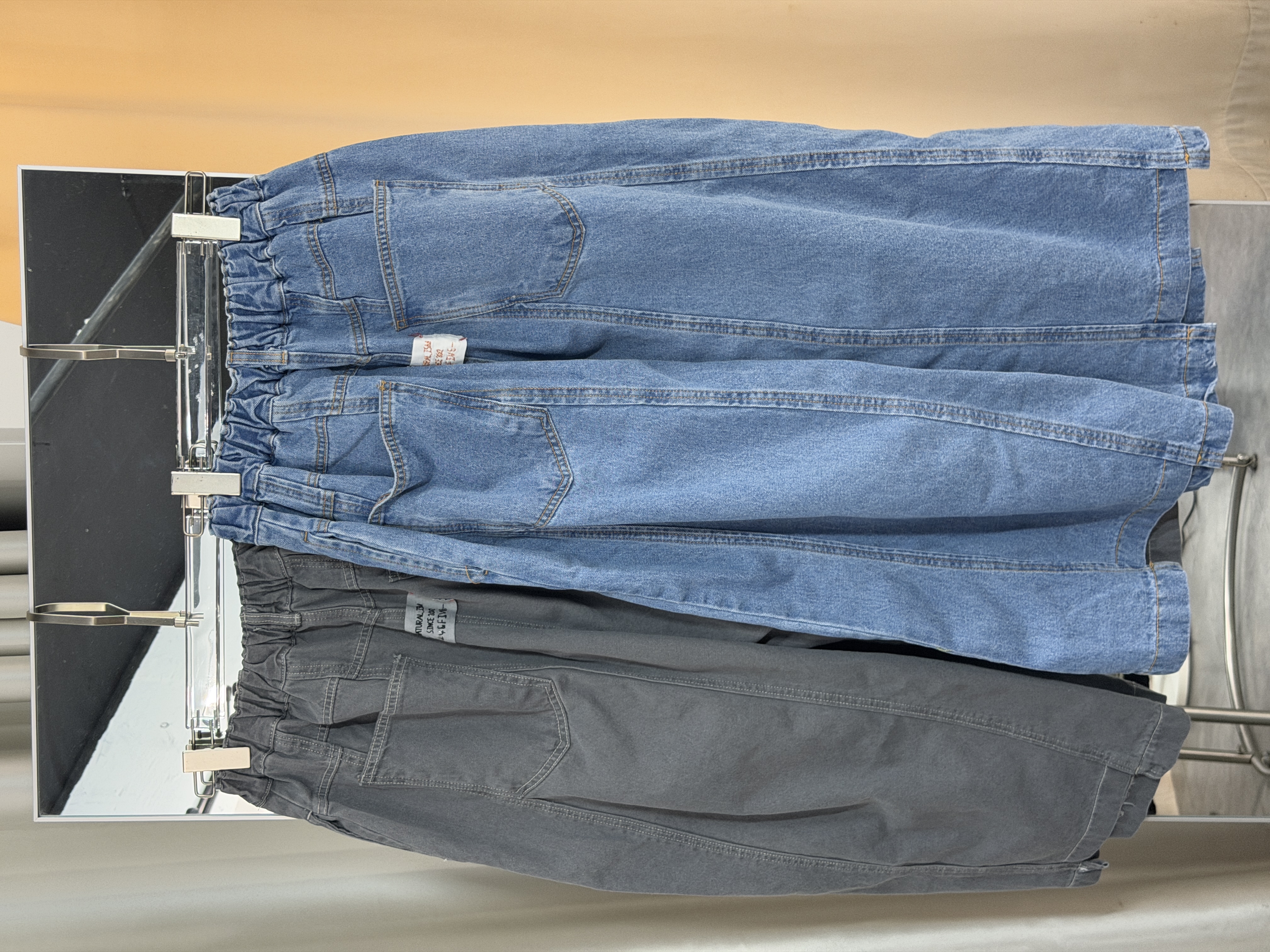 日系感playful寬鬆牛仔褲